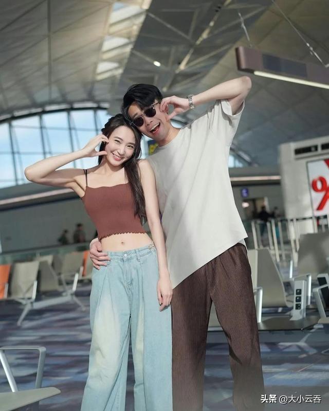 TVB一线主持女友三点式泳衣索到爆，样靓身材正，不出道好浪费