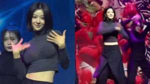 美女主播热舞诱惑夏娃(徐睿知「薄纱透出内衣」 好身材热舞挡不住　出道11年首办见面会)