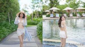 香港无线电视美女主播(TVB一线主持女友三点式泳衣索到爆，样靓身材正，不出道好浪费)