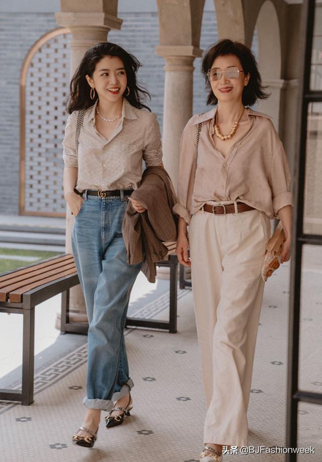 小鱼找到了早秋的正确打开方式，三木妈妈穿搭值得解析