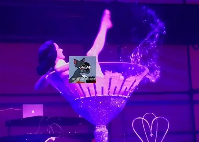 Lisa出席疯马秀，VIP可以竞价抚摸，疑似还有“无裤”高抬腿动作