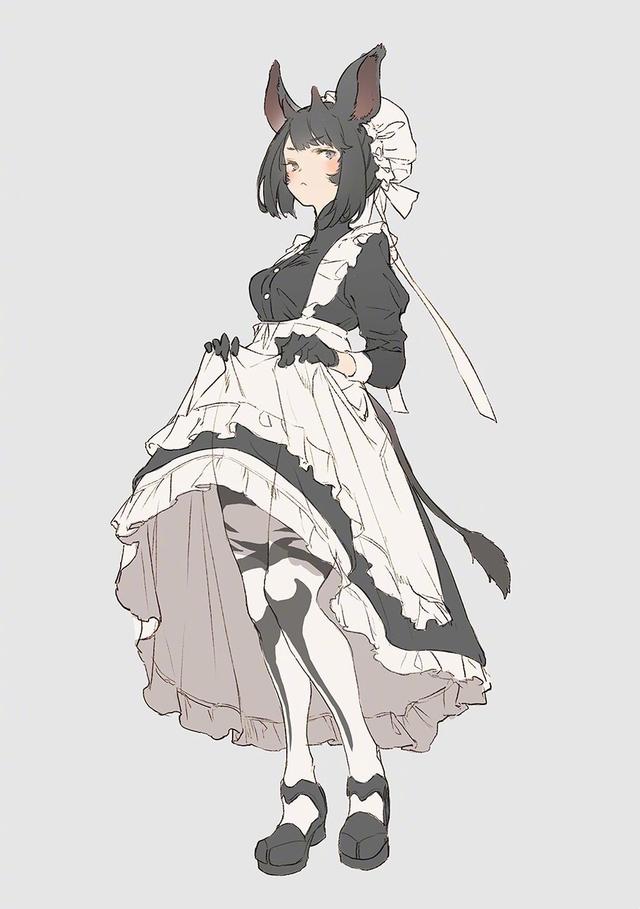 当动物们变成美少女，连猪猪也可爱！“熊猫娘”是我的菜