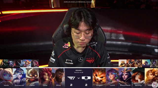 T1关键时刻怂了!Showmaker妖姬助DK晋级全球总决赛