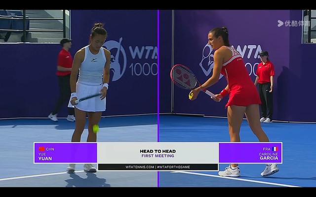 正在直播WTA1000多哈站 袁悦VS加西亚