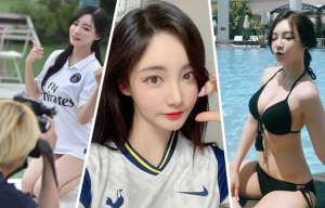 极品女主播(孙兴慜迷妹韩国女主播颜值身材样样极品)