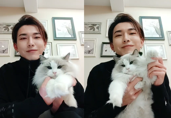 孔垂楠呆萌登陆迅雷直播 查房考核国民baby 秒变吸喵现场