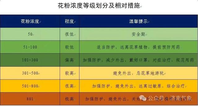 最高温30℃!花粉浓度极高!济南未来几天天气……