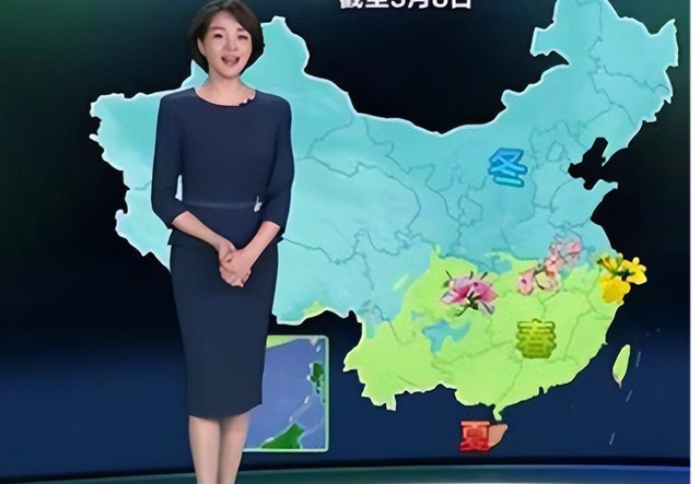 央视天气预报主持人王蓝一，女儿笑笑与妈妈很像，老公是谁已成谜