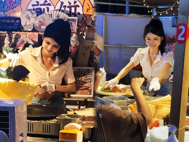 狗头萝莉卖饼火了,旗袍装大秀身材,网友:去晚了都买不到