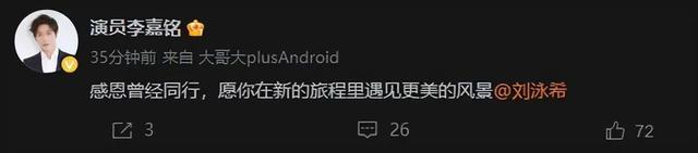 刘泳希李嘉铭:五年婚姻如戏,从裸婚浪漫到感恩分手的惊人内幕。