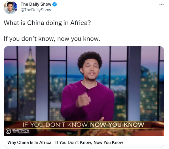 拿这件事儿喷中国？美国脱口秀主持人“崔娃”翻车，被非洲网友大骂“忘本”