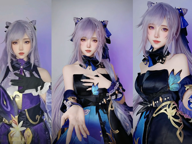 原神：7位女玩家cos刻晴对比！御姐vs傲娇型，你最喜欢哪一位？