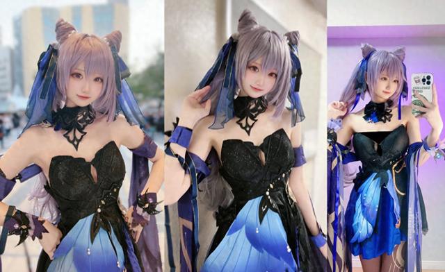 原神：7位女玩家cos刻晴对比！御姐vs傲娇型，你最喜欢哪一位？