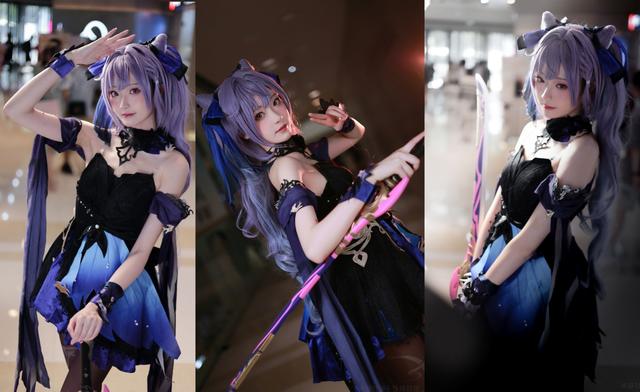原神：7位女玩家cos刻晴对比！御姐vs傲娇型，你最喜欢哪一位？