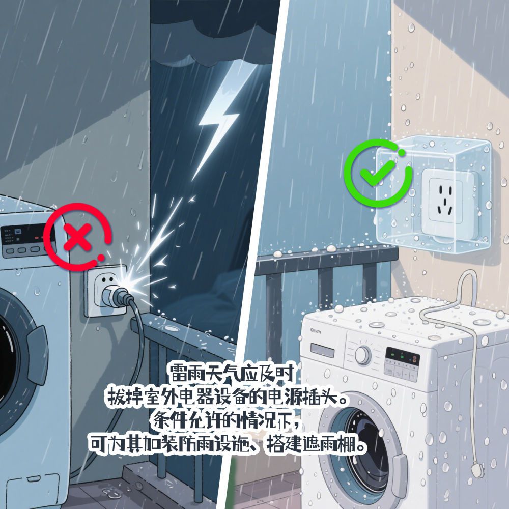 汛期来袭 快来get你的雷雨天气“安全盔甲”