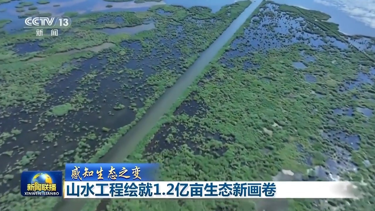 感知生态之变丨山水工程绘就1.2亿亩生态新画卷