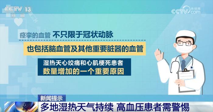 多地湿热天气持续 为何高血压患者需要特别“上心”？这份健康提示请收藏↓
