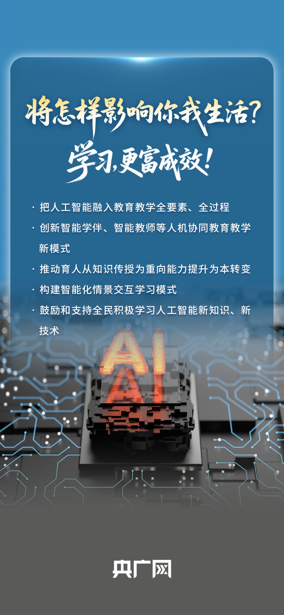 一图读懂“人工智能+”将怎样影响你我生活